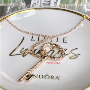 Pandora Rose Regal Key Necklace